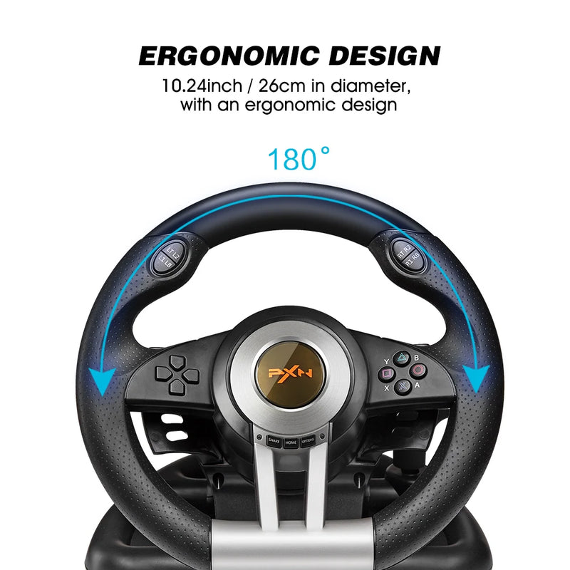 PXN V3 Pro Gaming Racing Wheel Volante PC Volante Racing Game 180 °   para PC Windows/PS3/PS4/Switch/Xbox One/Xbox Series X/S