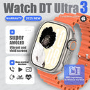 Dt ultra 3 smartwatch tela amoled 4gb mp3 mp4 player bluetooth rede compartilhamento app loja chatgpt inteligente ai relógio masculino sportwatch