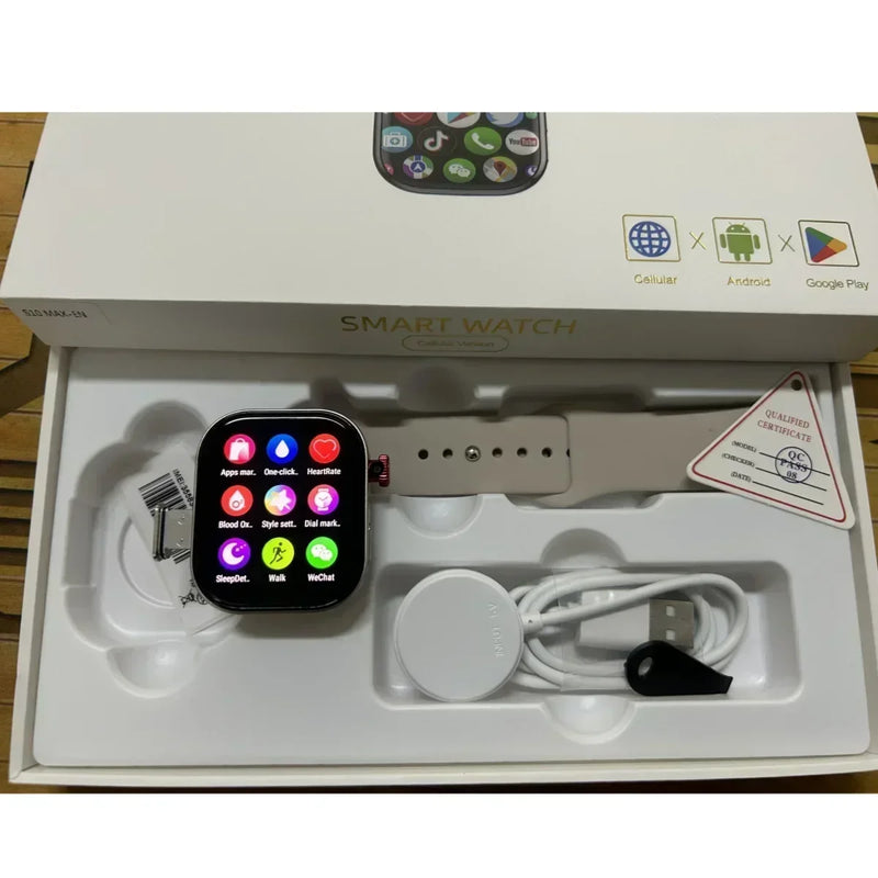 4g versão celular vp99 smartwatch 2.29 ''5g android relógio inteligente com freqüência cardíaca pressão arterial função de oxigênio no sangue gps wifi