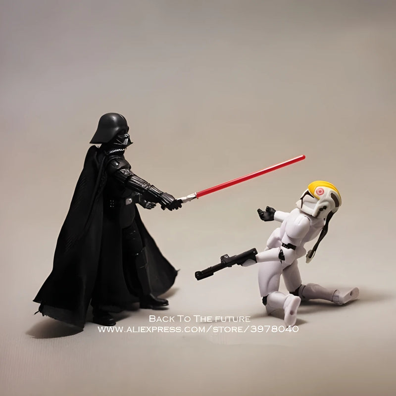 Hasbro star wars filme darth vader dark trooper 10cm anime figura de ação coleção mini boneca brinquedos modelo para crianças presente