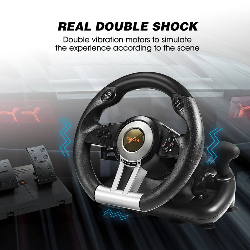 PXN V3 Pro Gaming Racing Wheel Volante PC Volante Racing Game 180 °   para PC Windows/PS3/PS4/Switch/Xbox One/Xbox Series X/S
