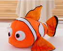 Disney caroon filme encontrar nemo brinquedos de pelúcia kawaii marlin nemo boneca de pelúcia macio recheado dory peixe boneca travesseiro presente de natal para meninos