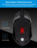 1 PC SOMENTE M01 Esportes LED Luminoso Retroiluminado USB Wired Gaming Mouse para Desktop PC Laptop Office Computer Gaming Mouse