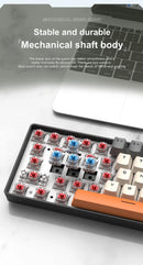 60% mini teclado mecânico com fio portátil, mini teclado APAYADO K61 com fio, 61 teclas Phantom RGB, preto, branco, vermelho, vermelho/azul interruptor