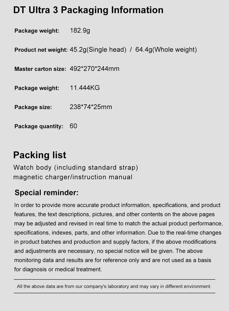 Novo dtultra 3 smartwatch 2.01 "tela amoled 32gb mp3 player bluetooth rede compartilhamento app loja inteligente ai relógio masculino 2025 original