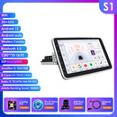 1 din android rádio estéreo do carro 10.1 girar tela de toque removível para universal carplay navegação gps bluetooth wifi autoradio