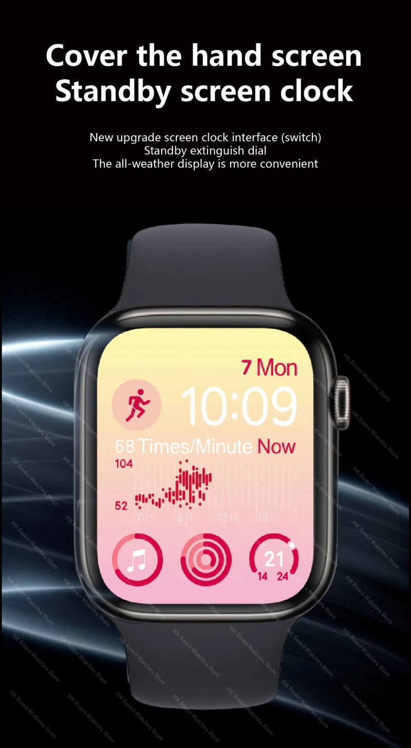 Novo olá relógio 3 pro plus relógio inteligente série 9 45mm hd amoled 4g rom nfc bússola relógio bluetooth chamada smartwatch 2024 das mulheres dos homens