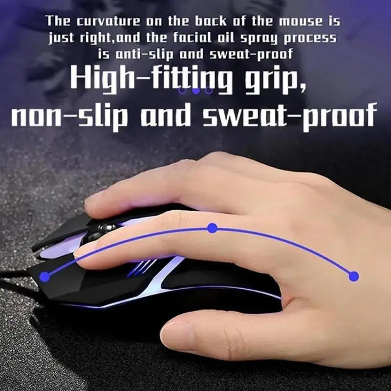 1 PC SOMENTE M01 Esportes LED Luminoso Retroiluminado USB Wired Gaming Mouse para Desktop PC Laptop Office Computer Gaming Mouse