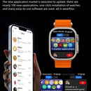 HK10 ULTRA-A 2.02 polegadas Novo relógio de inteligência multifuncional Bluetooth Compartilhamento de rede Navegação GPS NFC e pagamento duplo