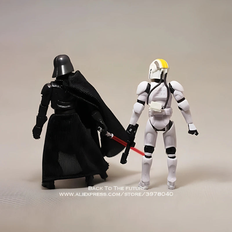 Hasbro star wars filme darth vader dark trooper 10cm anime figura de ação coleção mini boneca brinquedos modelo para crianças presente