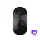 Mouse gamer sem fio 2.4g, ergonômico, 800-1200-1600 dpi, recarregável, para escritório, pc, laptop, macbook pro