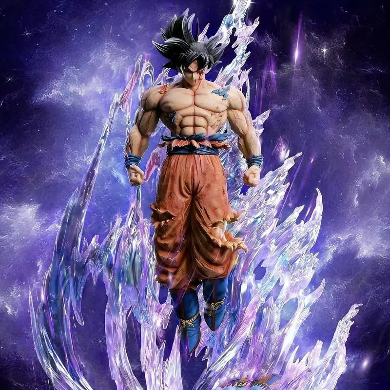 24cm anime dragon ball pode emitir figura de luz ultra instinto son goku saiyan pvc escultura boneca decoração modelo coleção presentes
