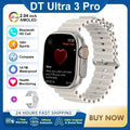 2025 novo original dt ultra 3 relógio inteligente homem 49mm amoled 32g rom chat gpt nfc bússola bt chamada esporte gps pista relógio esportivo feminino