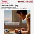 2025 hk10 ultra 3 max relógio inteligente original 4gb rom ai robô compartilhamento de rede amoled nfc bússola gps smartwatch para iso android