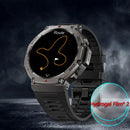 2025 novo relógio inteligente militar embutido gps bússola barométrica altímetro 5atm à prova dwaterproof água esporte smartwatch masculino chamada bluetooth