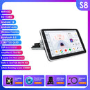 1 din android rádio estéreo do carro 10.1 girar tela de toque removível para universal carplay navegação gps bluetooth wifi autoradio