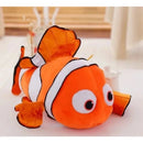 Disney caroon filme encontrar nemo brinquedos de pelúcia kawaii marlin nemo boneca de pelúcia macio recheado dory peixe boneca travesseiro presente de natal para meninos