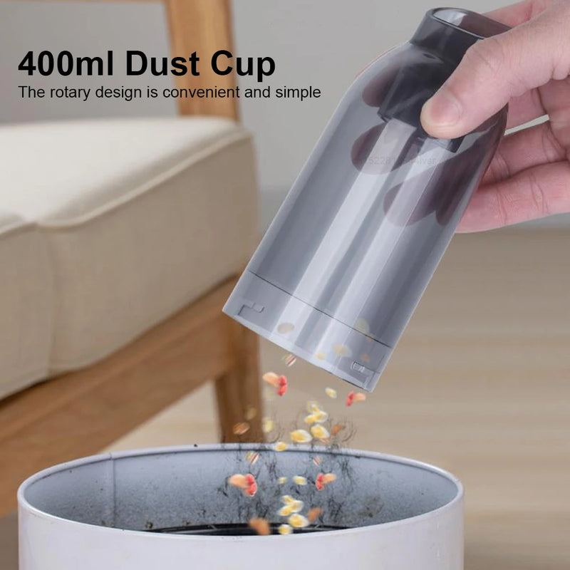 Aspirador de pó para carro, poderoso aspirador de pó sem fio, 95000pa, forte sucção, portátil, sem fio, veículo, aspirador de pó para carro