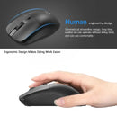 Mouse gamer sem fio 2.4g, ergonômico, 800-1200-1600 dpi, recarregável, para escritório, pc, laptop, macbook pro