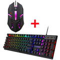 Conjunto Gamer Teclado e Mouse Mecânico RGB – Kebidumei