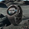 2025 novo relógio inteligente militar embutido gps bússola barométrica altímetro 5atm à prova dwaterproof água esporte smartwatch masculino chamada bluetooth