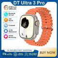 2025 novo original dt ultra 3 relógio inteligente homem 49mm amoled 32g rom chat gpt nfc bússola bt chamada esporte gps pista relógio esportivo feminino