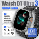 Dt ultra 3 smartwatch tela amoled 4gb mp3 mp4 player bluetooth rede compartilhamento app loja chatgpt inteligente ai relógio masculino sportwatch