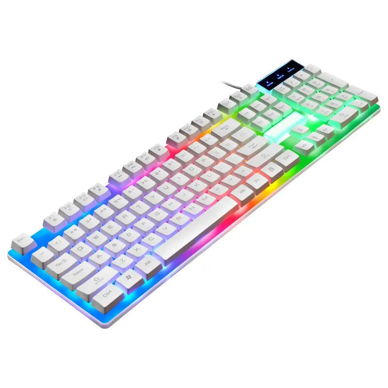 Teclado com Fio K35 Retroiluminado – 104 Teclas | Compatível com PC e Notebook
