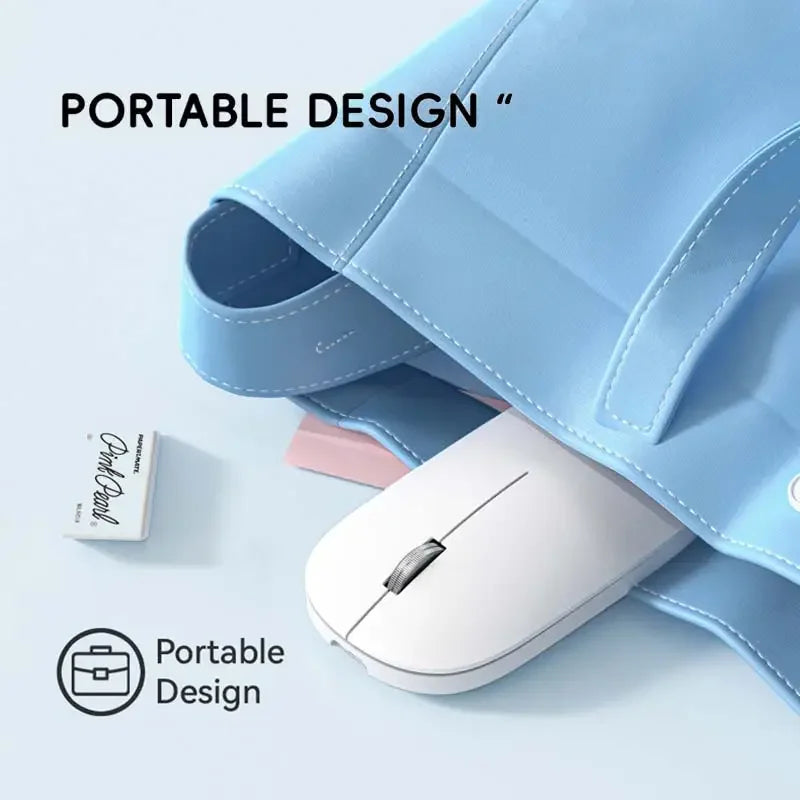 Xiaomi mouse sem fio tipo-c carregamento silencioso clique portátil escritório ergonômico portátil universal leve jogo de escritório sem ruído