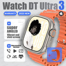 Novo dtultra 3 smartwatch 2.01 "tela amoled 32gb mp3 player bluetooth rede compartilhamento app loja inteligente ai relógio masculino 2025 original