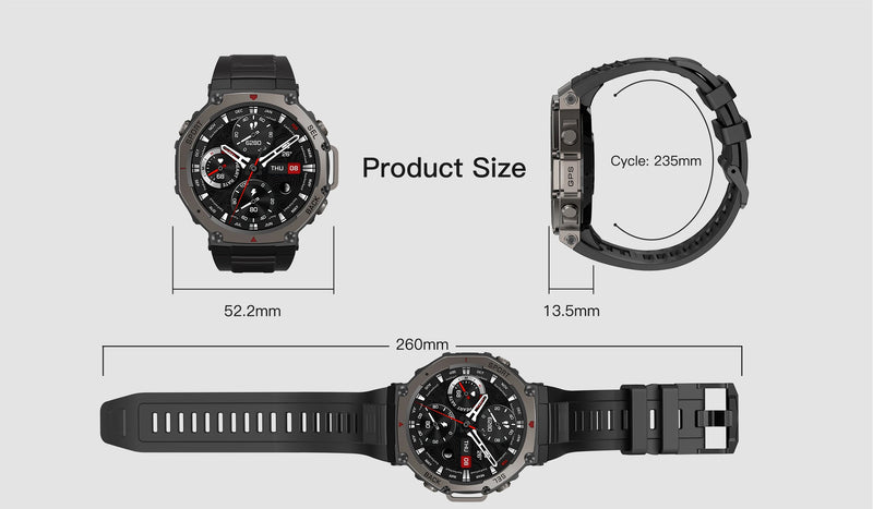 2025 novo relógio inteligente militar embutido gps bússola barométrica altímetro 5atm à prova dwaterproof água esporte smartwatch masculino chamada bluetooth