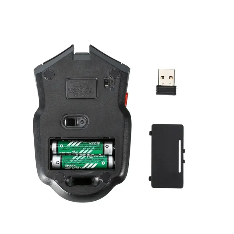 113 mouse sem fio 2.4ghz mouse óptico sem fio com receptor usb mouse sem fio portátil de 6 botões para laptops
