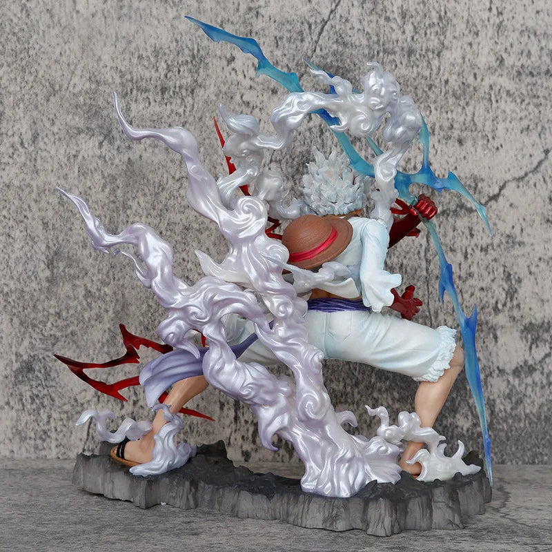 Luffy Gear Five – Versão Raiden Nica com Efeitos de Relâmpago