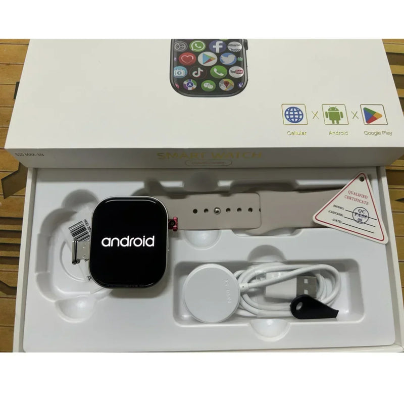 4g versão celular vp99 smartwatch 2.29 ''5g android relógio inteligente com freqüência cardíaca pressão arterial função de oxigênio no sangue gps wifi
