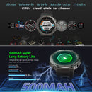 2025 novo relógio inteligente militar embutido gps bússola barométrica altímetro 5atm à prova dwaterproof água esporte smartwatch masculino chamada bluetooth