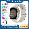 2025 novo original dt ultra 3 relógio inteligente homem 49mm amoled 32g rom chat gpt nfc bússola bt chamada esporte gps pista relógio esportivo feminino