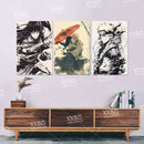 Anime uzumaki naruto lona hd imprime imagem uchiha sasuke arte de parede pintura decoração para casa hatake kakashi cartaz sem moldura