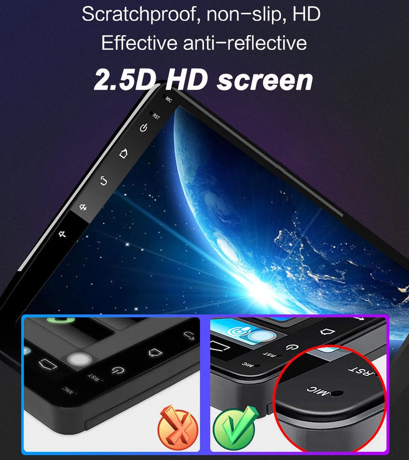 7/9/10 polegada universal android 13 rádio do carro 64g autoradio android 2 din rádio do carro gps bt central multimídia sistemas de carro inteligente