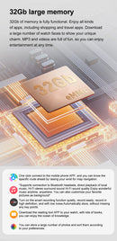 Dt ultra 3 smartwatch tela amoled 4gb mp3 mp4 player bluetooth rede compartilhamento app loja chatgpt inteligente ai relógio masculino sportwatch