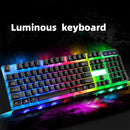 USB Wired Keyboard Mouse Set 104 Teclas Backlight Gaming Keyboard Gaming Mouse para computador portátil PC