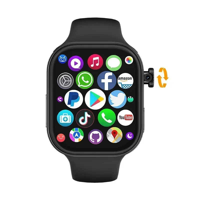 4g versão celular vp99 smartwatch 2.29 ''5g android relógio inteligente com freqüência cardíaca pressão arterial função de oxigênio no sangue gps wifi