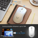 Mouse gamer sem fio 2.4g, ergonômico, 800-1200-1600 dpi, recarregável, para escritório, pc, laptop, macbook pro