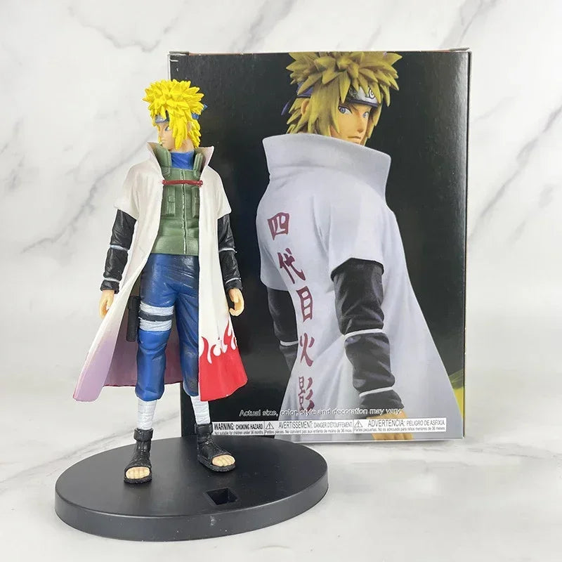 Naruto Shippuden – Figura de Ação 20 cm (Sasuke, Kakashi, Minato) | Bandai Colecionável