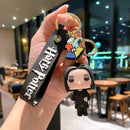 3d harried potter pvc chaveiro brinquedo hermione granger malfoy ron dobby voldemort snape brinquedo figuras festa chaveiros crianças presentes brinquedos