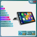 1 din android rádio estéreo do carro 10.1 girar tela de toque removível para universal carplay navegação gps bluetooth wifi autoradio