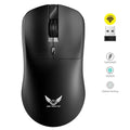 Mouse gamer sem fio 2.4g, ergonômico, 800-1200-1600 dpi, recarregável, para escritório, pc, laptop, macbook pro