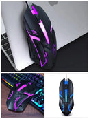 1 PC SOMENTE M01 Esportes LED Luminoso Retroiluminado USB Wired Gaming Mouse para Desktop PC Laptop Office Computer Gaming Mouse