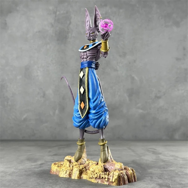 30cm dragon ball z figuras super deus da destruição cerveja figuras de ação coleção decoração modelo estátua brinquedos presente aniversário
