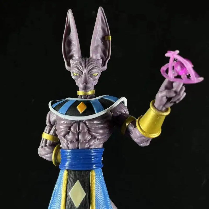 30cm dragon ball z figuras super deus da destruição cerveja figuras de ação coleção decoração modelo estátua brinquedos presente aniversário
