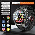 Novo relógio inteligente 5G LTE 190 °   Inserção de câmera rotativa Cartão Sim Google Play Store App Download GPS WIFI Frequência Cardíaca Android Smartwatch